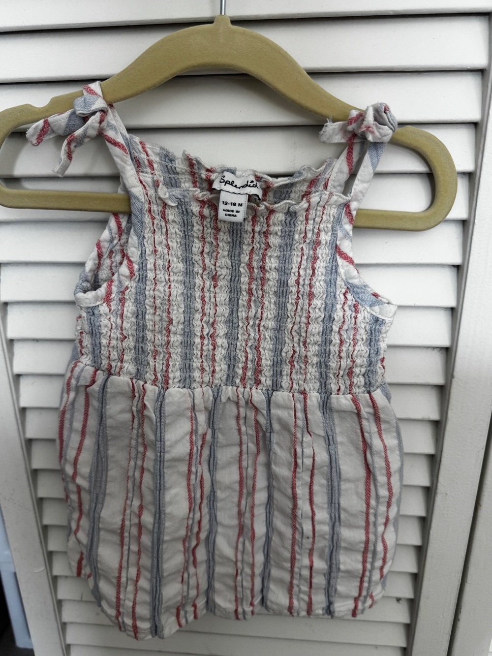 Splendid baby girl smocked dress size